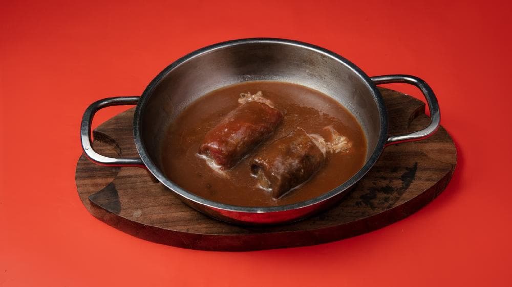Steak beef roll
